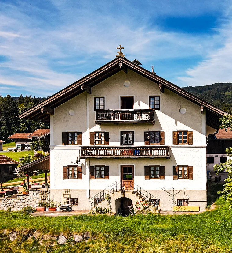 Der Heissnhof mit Lüftlmalerei