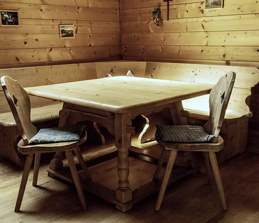 Essplatz der Wohnung Wendelstein