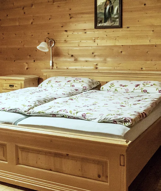 Schlafzimmer der Wohnung Wendelstein